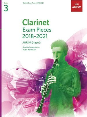 CLARINET EXAM PIECES 2018-?21 GR 3 BK/OLA