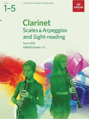 CLARINET SCALES & ARPS/SIGHTREADING GR 1-5 FROM 2018