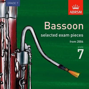 ABRSM BASSOON EXAM PIECES 2006 CD GR 7