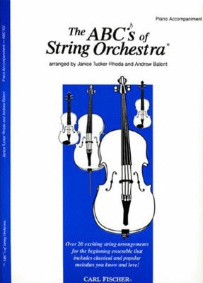 ABCS OF STRING ORCHESTRA PNO ACCOMP