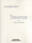 LAZARE LEVY - SONATINE OP 32 FOR FLUTE/PIANO