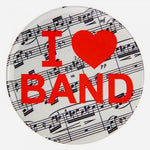 BUTTON I LOVE BAND