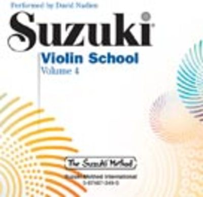 SUZUKI VIOLIN SCHOOL BK 4 CD NADIEN