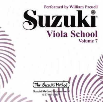 SUZUKI VIOLA SCHOOL VOL 7 CD PREUCIL