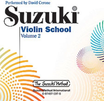 SUZUKI VIOLIN SCHOOL BK 2 CD CERON