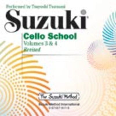 SUZUKI CELLO SCHOOL BK 3 AND 4 CD