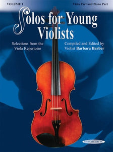 SOLOS FOR YOUNG VIOLISTS VOL 1 VIOLA/PIANO