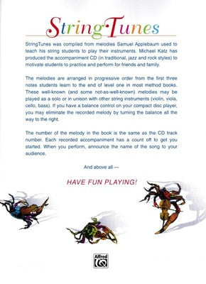 STRING TUNES ARR APPLEBAUM VLN BK/CD