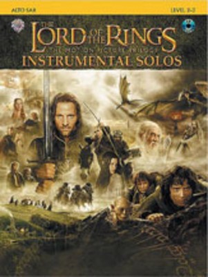 LORD OF THE RINGS INST SOLOS ALTO SAX BK/CD