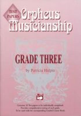 MUSICIANSHIP GR 3 TEST PAPERS