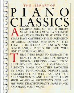 LIBRARY OF PIANO CLASSICS (O/P SUB)