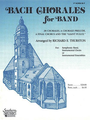 BACH CHORALES FOR BAND 1ST FRENCH HORN