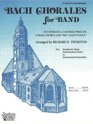 BACH CHORALES FOR BAND 2ND ALTO SAXOPHONE