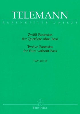 TELEMANN - 12 FANTASIES FOR FLUTE