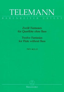 TELEMANN - 12 FANTASIES FOR FLUTE