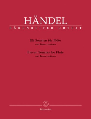 HANDEL - 11 FLUTE SONATAS COMPLETE FLUTE/PIANO