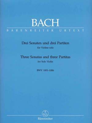 SONATAS AND PARTITAS 6 BWV 1001-1006 VLN SOLO (O/P SUB)
