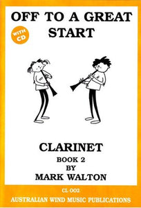 OFF TO A GREAT START CLARINET BK 2 BK/CD