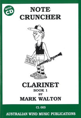 NOTE CRUNCHER CLARINET BK 1 BK/CD