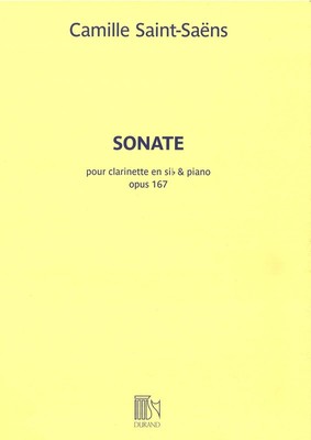 SAINT-SAENS - SONATA OP 167 CLARINET/PIANO