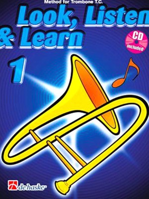 LOOK LISTEN & LEARN PART 1 TROMBONE BC BK/CD (O/P SUB)