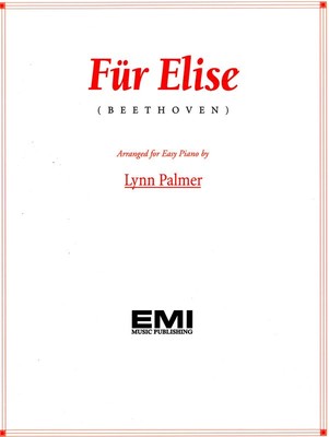 FUR ELISE EASY PIANO ARR LYNN PALMER