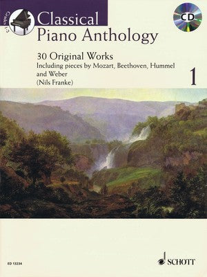 CLASSICAL PIANO ANTHOLOGY VOL 1 BK/CD