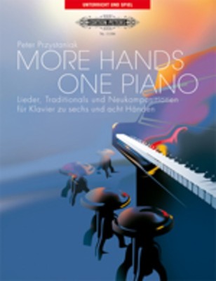 MORE HANDS ONE PIANO 6 OR 8 HANDS BK/CD