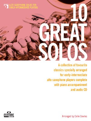 10 GREAT SOLOS ALTO SAX EARLY INTERMEDIATE BK/CD