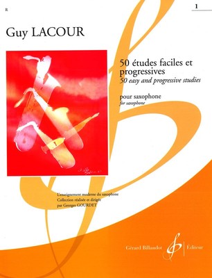 LACOUR - 50 EASY AND PROGRESSIVE STUDIES BK 1 SAX