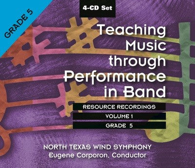 TEACHING MUSIC THROUGH PERF BAND CD V1 GR 2 & 3