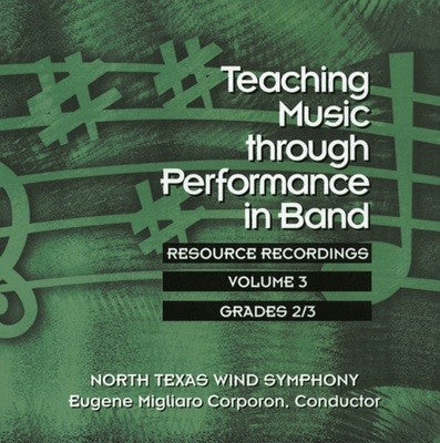 TEACHING MUSIC THROUGH PERF BAND CD V3 GR 2 & 3