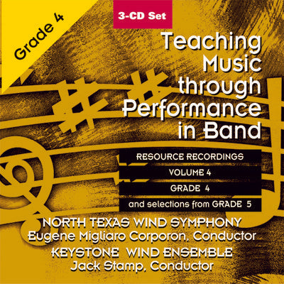 TEACHING MUSIC THROUGH PERF BAND CD V4 GR 4 & 5