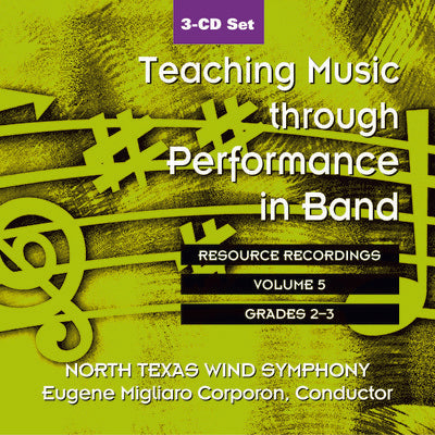 TEACHING MUSIC THROUGH PERF BAND CD V5 GR 2 & 3