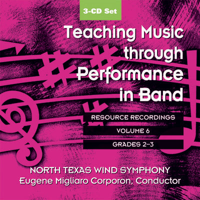 TEACHING MUSIC THROUGH PERF BAND CD V6 GR 2 & 3