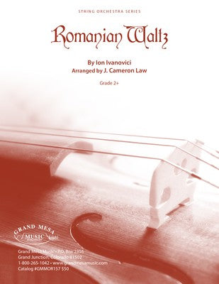 ROMANIAN WALTZ FOR STRING ORCHESTRA SO2.5 SC/PTS
