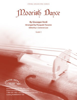 MOORISH DANCE FOR STRING ORCHESTRA SO3 SC/PTS