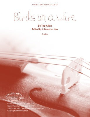 BIRDS ON A WIRE FOR STRING ORCHESTRA SO4 SC/PTS