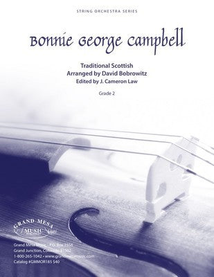 BONNIE GEORGE CAMPBELL FOR STRING ORCHESTRA SO2 SC/PTS
