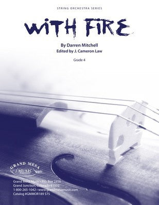 WITH FIRE FOR STRING ORCHESTRA SO4.5 SC/PTS