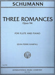 SCHUMANN - 3 ROMANCES OP 94 FLUTE/PIANO ARR RAMPAL