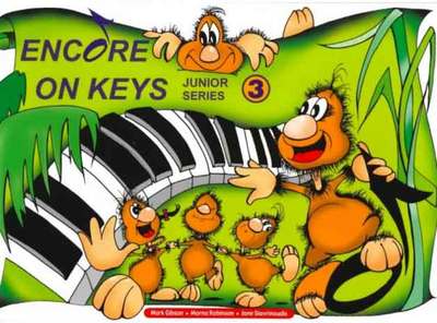 ENCORE ON KEYS JUNIOR PIANO LEV 3 BK/OLA/FLASH CARDS