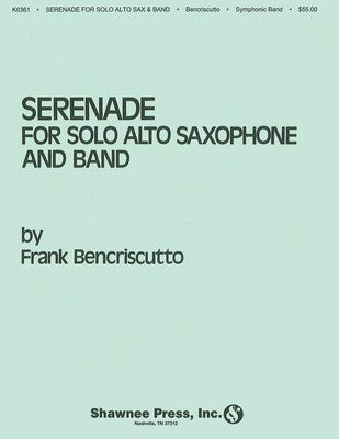 SERENADE FOR SOLO ALTO SAXOPHONE AND BAND SYMPHO