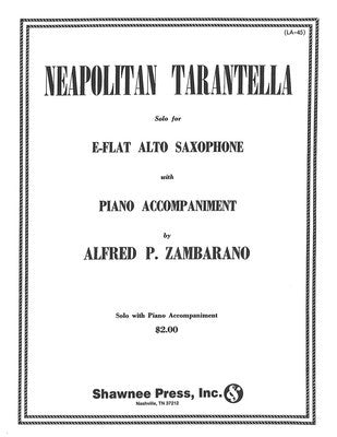 ZAMBARANO - NEAPOLITAN TARANTELLA FOR ALTO SAX/PIANO