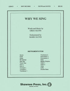 WHY WE SING INSTRUMENTAL PACK ORCHESTRATION