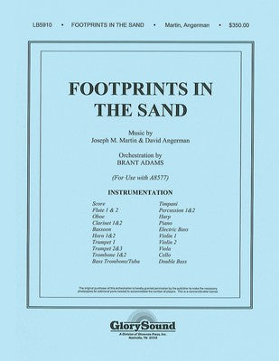 FOOTPRINTS IN THE SAND ORCHESTRATION CONDUCTORS