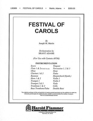 FESTIVAL OF CAROLS FULL ORCHESTRATION JOSEPH M.