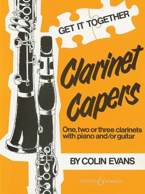 CLARINET CAPERS FOR 1 2 OR 3 CLARINETS/PIANO