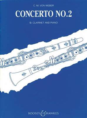 WEBER - CONCERTO NO 2 OP 74 E FLAT CLARINET/PIANO