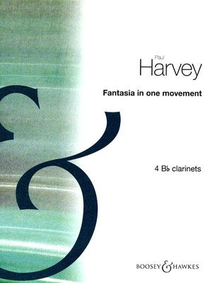 HARVEY - FANTASIA IN ONE MOVEMENT 4 CLARINETS SC/PTS